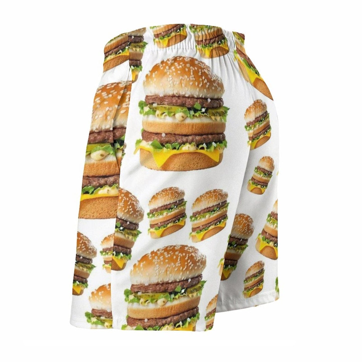 Big Macs Men&#39;S Beach Shorts Swim Trunks With Pockets Mesh Lining Surfing Big Mac Big Macs Funny Food Burger Mcdonalds Fat Diet