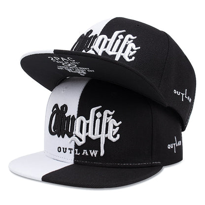 New Fashion Fastball CAP Thuglife Embroidery Hiphop Baseball Cap Snapback Hat Adult Outdoor Casual Sun Casual Bone Dropshipping