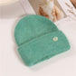 USPOP New Women&#39;s Hats Winter Thick Warm Knitted Hats Solid Color Letter M Soft Rabbit Hair Skullies Beanies