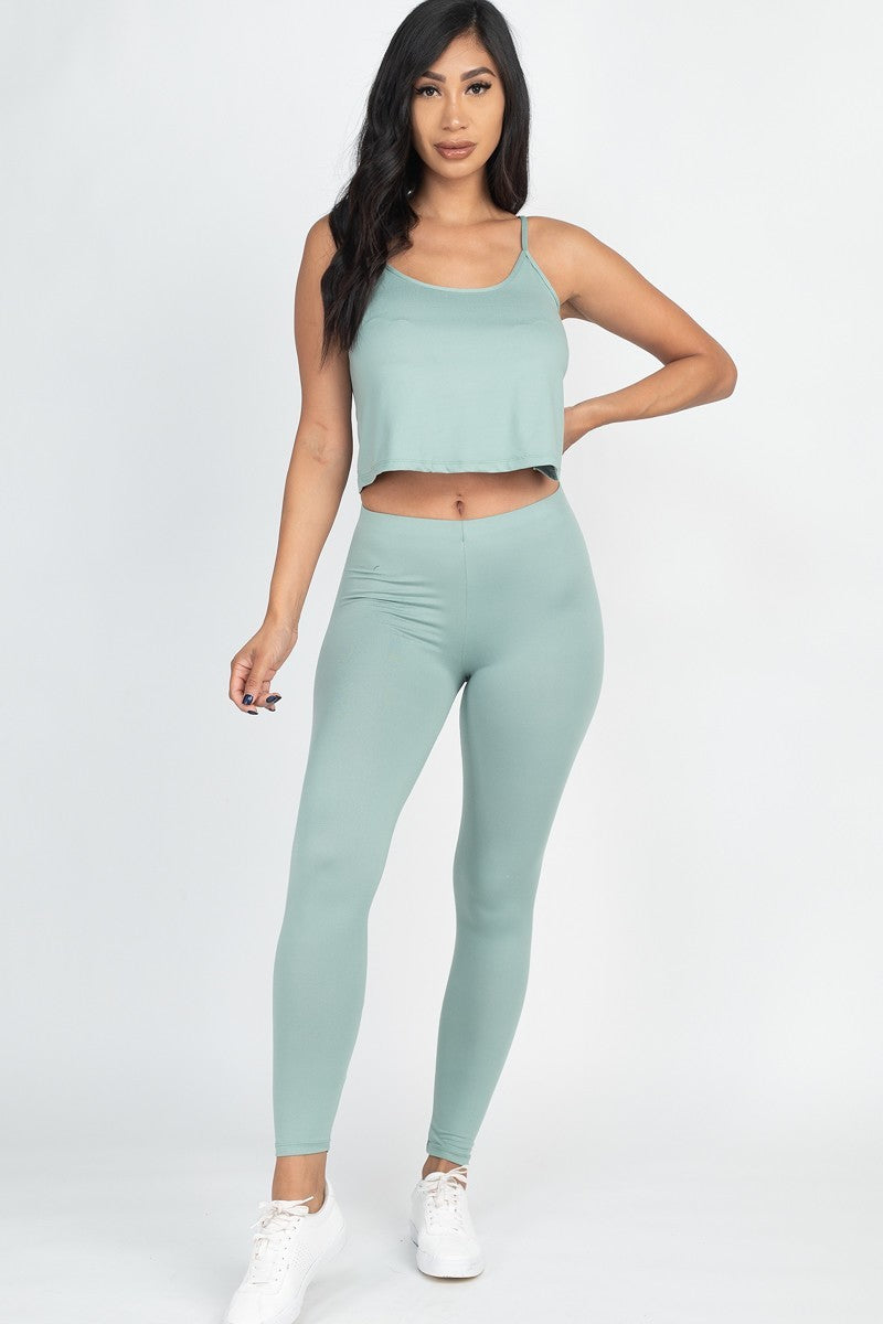 Cami Top And Leggings Set