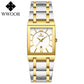 Simple Women Watches Fashion Square Quartz Watch Womens WWOOR Top Brand Luxury Gold Ladies Dress Business Waterproof Wrist Watch