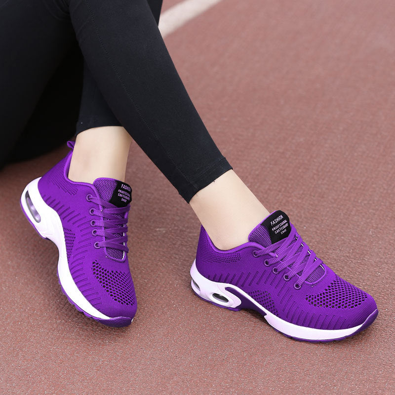 2022 Spring Autumn Korean Fashion Sneakers Women Lace Up Casual Shoes Basket Femme Red Purple Sneakers Ladies Tenis Feminino