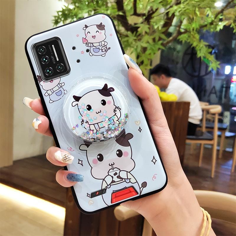 For Woman Original Phone Case For UMIDIGI Bison GT drift sand Cartoon Anti-knock Cover Kickstand