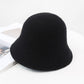 2020 panama warm winter Women&#39;s Bucket hat for teens Felt wool hat for girl sautumn and winter fashion Fur Black hip hop hat cap