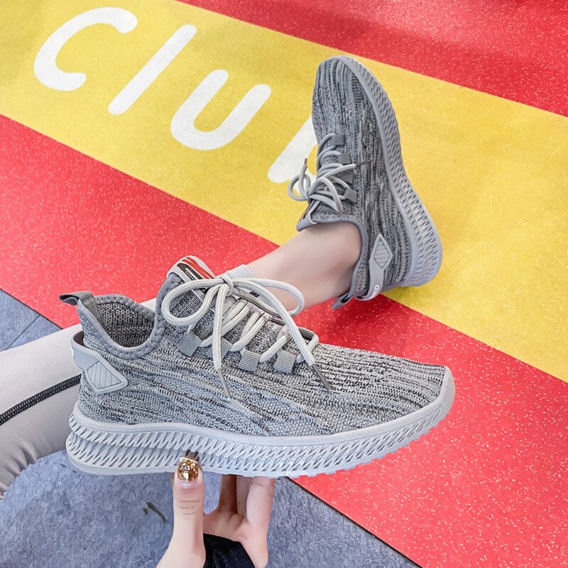 Women Yellow Sneakers Summer Breathable Mesh Women Shoes Casual Fashion Tenis Black Red Women's Vulcanized Shoes 2021