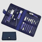 Manicure Set Color Contrast sets Nail Clippers Cutter Tools Kits Stainless Steel Pedicure Travel Case for man woman