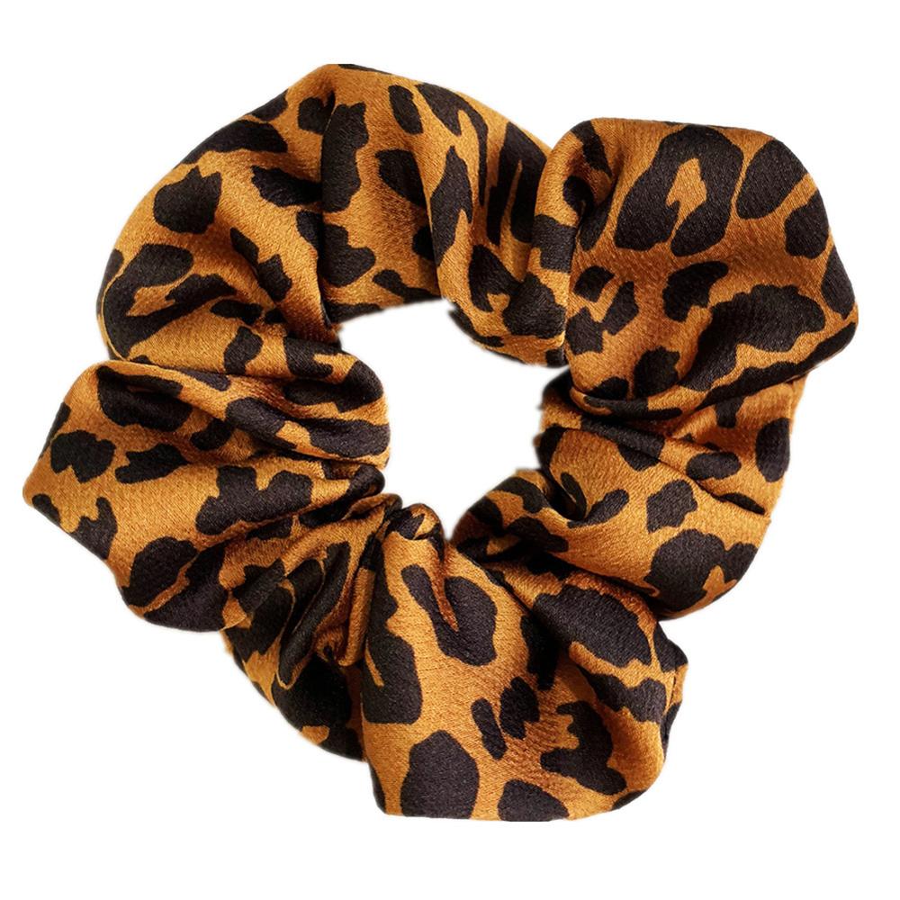Women Scrunchies Snake/Leopard Elastic Hair Bands Ladies Stretch Ponytail Holder Print Hair Rope Headwear for Hair Accessories