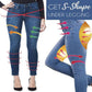 Women Legs Shaping Leggings Fake Jeans Pants Pull-on Skinny Elastic Trousers  Push Up Slim Stretch Pencil Ladies Jeggings Newly