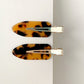 1/2/3 PCS Women Fashion Leopard Acetate Geometric Hair Clips Vintage Hairpins Barrettes Hair Accessories All Match Hair Clips