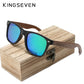 KINGSEVEN Brand 2022 Fashion Handmade Natural Wooden Sunglasses For Men Women Polarized Sun Glasses UV400 Mirror Male Eyewear