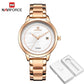 Luxury Brand NAVIFORCE Rose Gold Watches For Women Quartz Wrist watch Fashion Ladies Bracelet Waterproof Clock Relogio Feminino