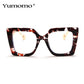 Vintage Transparent Square Glasses Women Men Clear Glasses Optical Eyeglasses Frame Lens Spectacle Frame Unisex Anti Blue Light