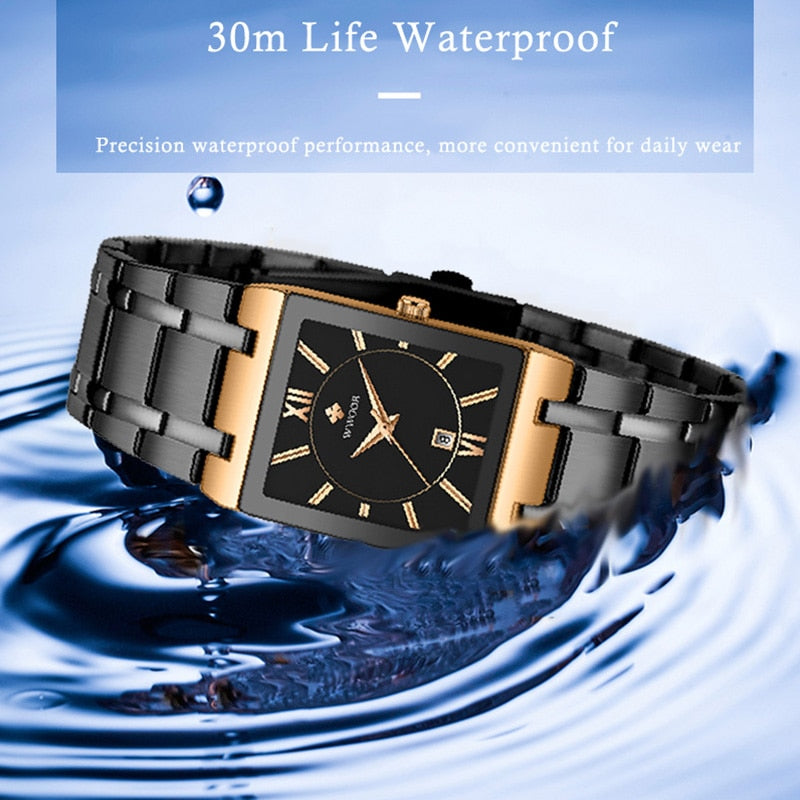 Simple Women Watches Fashion Square Quartz Watch Womens WWOOR Top Brand Luxury Gold Ladies Dress Business Waterproof Wrist Watch