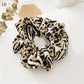 Women Scrunchies Snake/Leopard Elastic Hair Bands Ladies Stretch Ponytail Holder Print Hair Rope Headwear for Hair Accessories