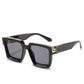 ZFYCOL Steampunk Sunglasses Men 2022 Luxury Brand Designer Retro Trend Sunglasses Women Square Anti-Glare Driving Glasses Male