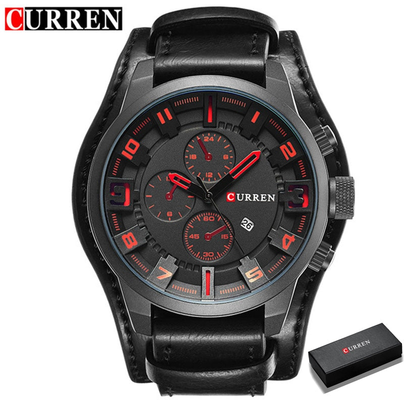 CURREN Men&#39;s Watches Top Brand Luxury Fashion&amp;Casual Business Quartz Watch Date Waterproof Wristwatch Hodinky Relogio Masculino