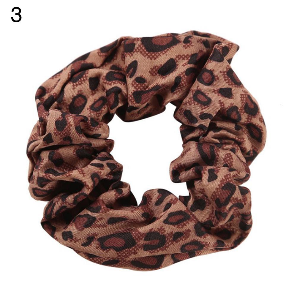 Women Scrunchies Snake/Leopard Elastic Hair Bands Ladies Stretch Ponytail Holder Print Hair Rope Headwear for Hair Accessories