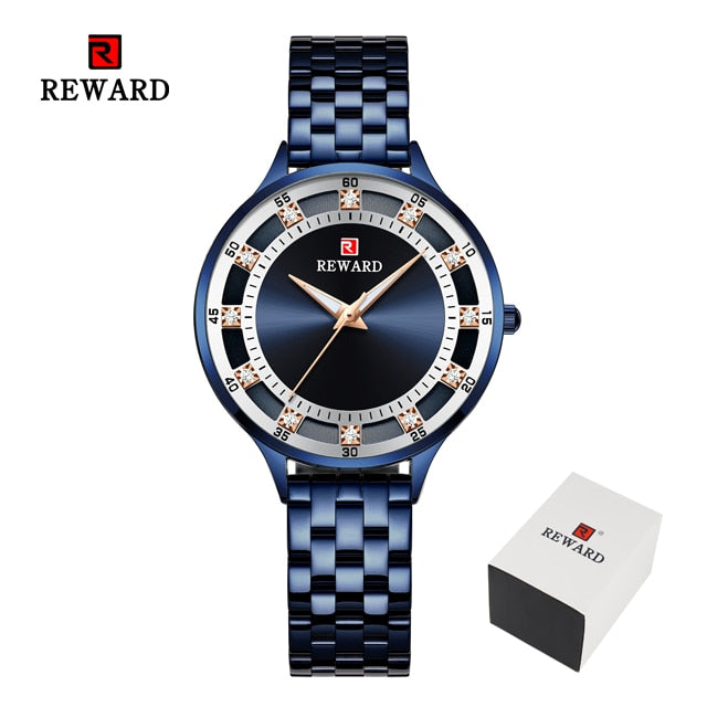 REWARD Fashion Luxury Brand Ladies Quartz Watch Casual Waterproof Women Watches Reloj Mujer 2022 Female Clock Relogio Feminino