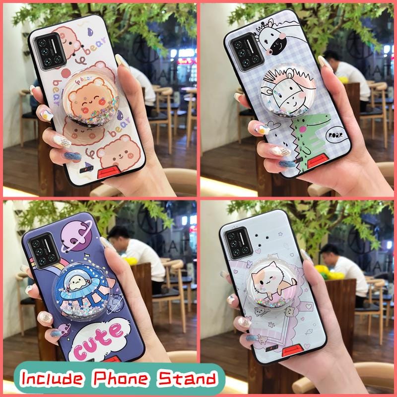 For Woman Original Phone Case For UMIDIGI Bison GT drift sand Cartoon Anti-knock Cover Kickstand