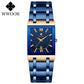 Simple Women Watches Fashion Square Quartz Watch Womens WWOOR Top Brand Luxury Gold Ladies Dress Business Waterproof Wrist Watch