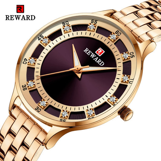 REWARD Fashion Luxury Brand Ladies Quartz Watch Casual Waterproof Women Watches Reloj Mujer 2022 Female Clock Relogio Feminino