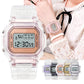 New Fashion Transparent Digital Watch Square Women Watches Sports Electronic Wrist Watch Reloj Mujer Clock Dropshipping