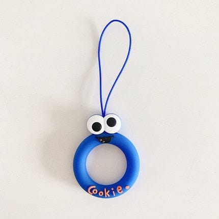 Cute Phone Lanyard for Keys Phones Strap for iPhone airpods case Keycord Finger Rings Cartoon Mobile Phone Accessories
