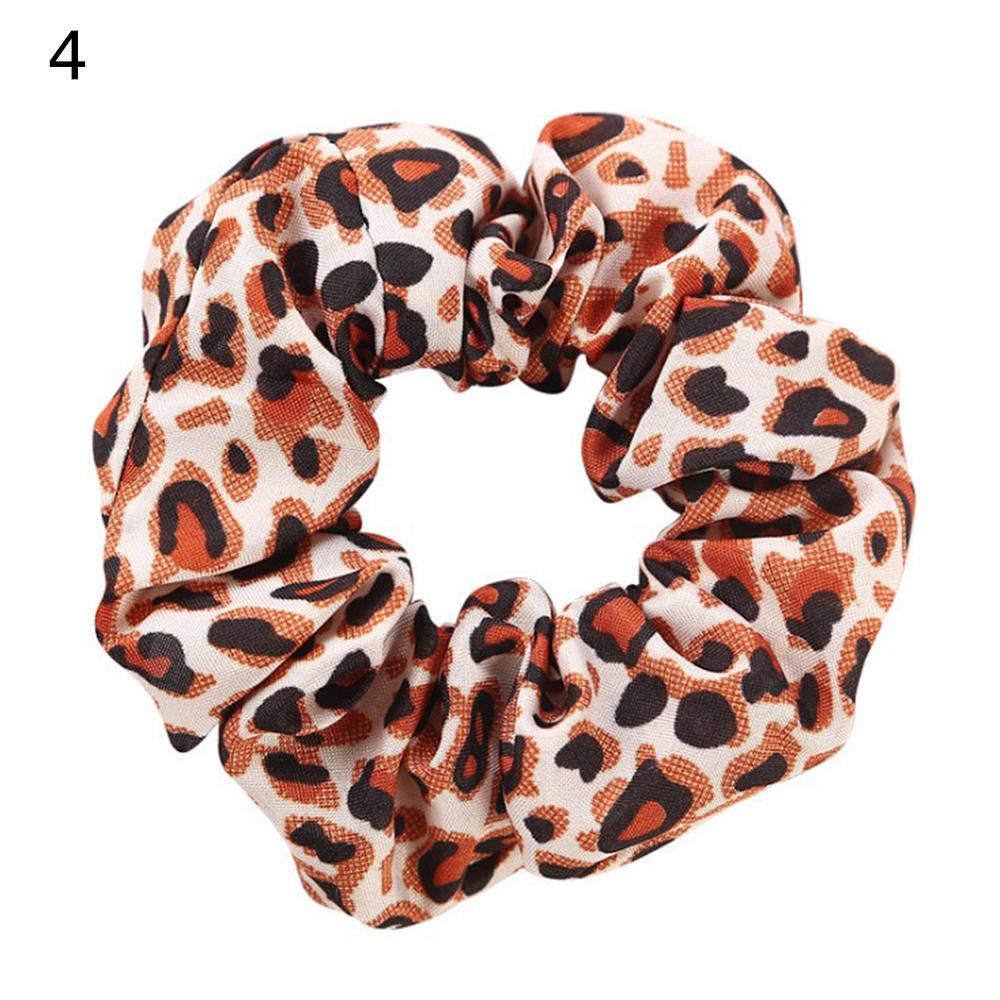 Women Scrunchies Snake/Leopard Elastic Hair Bands Ladies Stretch Ponytail Holder Print Hair Rope Headwear for Hair Accessories