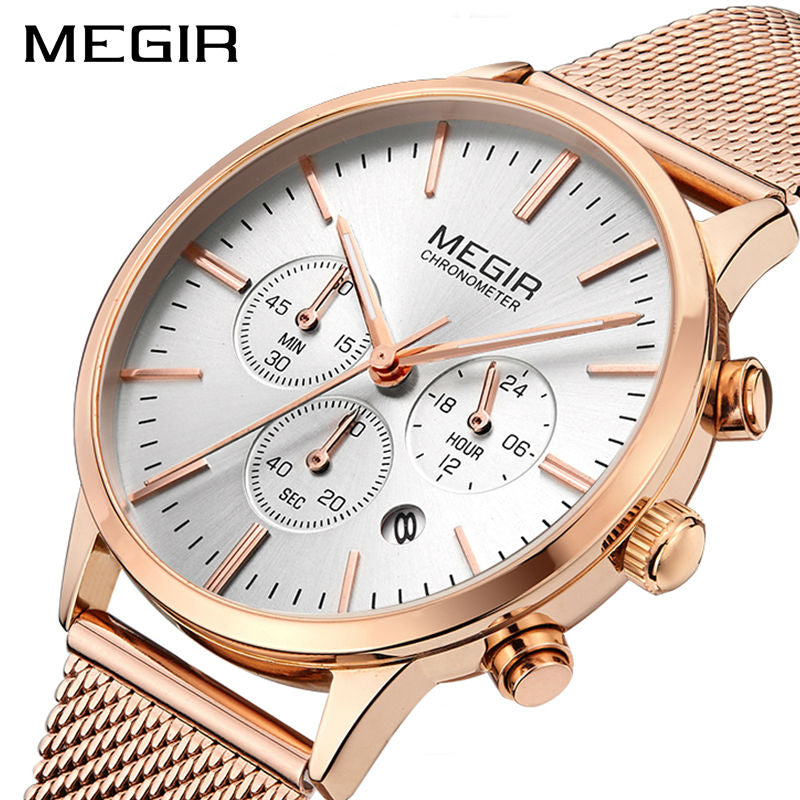 MEGIR Brand Luxury Women Watches Fashion Quartz Ladies Watch Sport Relogio Feminino Clock Wristwatch for Lovers Girl Friend 2011