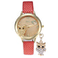 2019 New Fashion Wrist Watches Lady Owl Charm Diamond Watch Women Snakeskin PU Gold Buckle Clock Rhinestone Watch for Women