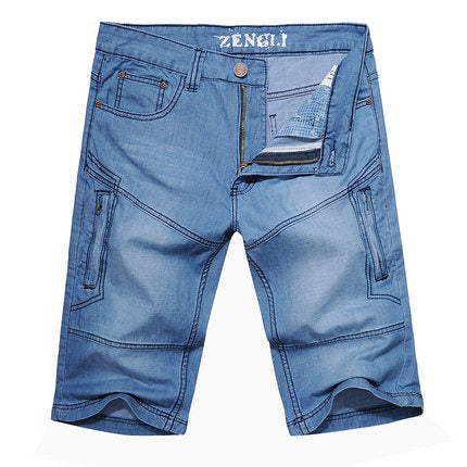 SHORT JEANS MEN New Arrival Summer Style Mens Fashion Shorts Size 38 44 40 42 Denim European Style bermuda Ripped Half Jean Male