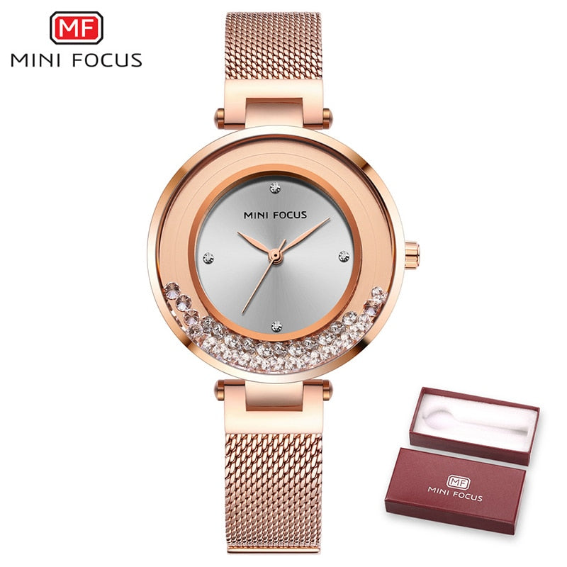 Ladies Watch MINI FOCUS Watches Women Quartz Lady Wrist Watch Dress Women&#39;s  Wristwatch Brand Luxury Fashion Relogio Feminino