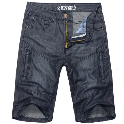 SHORT JEANS MEN New Arrival Summer Style Mens Fashion Shorts Size 38 44 40 42 Denim European Style bermuda Ripped Half Jean Male