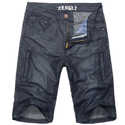 SHORT JEANS MEN New Arrival Summer Style Mens Fashion Shorts Size 38 44 40 42 Denim European Style bermuda Ripped Half Jean Male