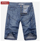 SHORT JEANS MEN New Arrival Summer Style Mens Fashion Shorts Size 38 44 40 42 Denim European Style bermuda Ripped Half Jean Male