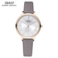 IBSO Brand 8 MM Ultra-Thin Quartz Watch Women Genuine Leather Women Watches Luxury Ladies Watch Montre Femme