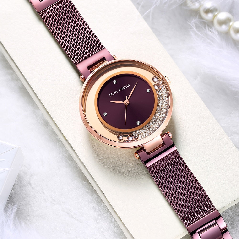 Ladies Watch MINI FOCUS Watches Women Quartz Lady Wrist Watch Dress Women&#39;s  Wristwatch Brand Luxury Fashion Relogio Feminino