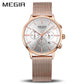 MEGIR Brand Luxury Women Watches Fashion Quartz Ladies Watch Sport Relogio Feminino Clock Wristwatch for Lovers Girl Friend 2011