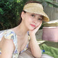 Wholesale Women Without Top Visor Caps Summer Straw Sun Hats Fashion UV hat Elastic Head Circumference Beach Hat