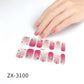 Recuerdame 1pc Flower Nail Sticker New Styles 3D Rhinestones Adhesive Sliders for Women Nails Art Decal Manicure Drop Ship