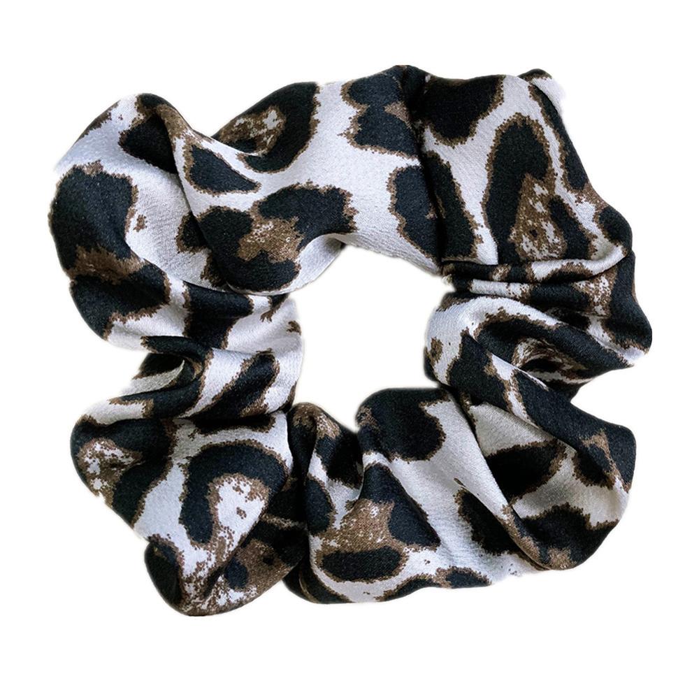 Women Scrunchies Snake/Leopard Elastic Hair Bands Ladies Stretch Ponytail Holder Print Hair Rope Headwear for Hair Accessories