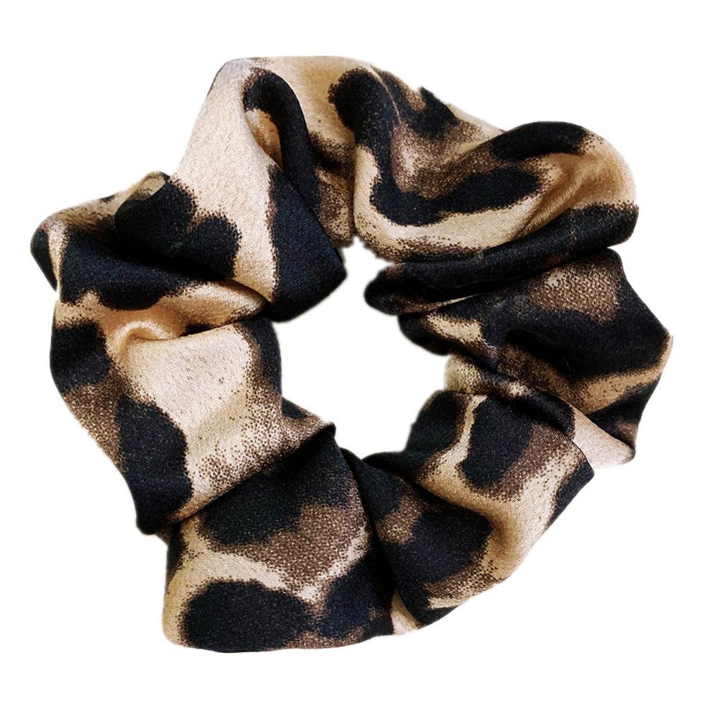 Women Scrunchies Snake/Leopard Elastic Hair Bands Ladies Stretch Ponytail Holder Print Hair Rope Headwear for Hair Accessories