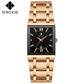 Simple Women Watches Fashion Square Quartz Watch Womens WWOOR Top Brand Luxury Gold Ladies Dress Business Waterproof Wrist Watch