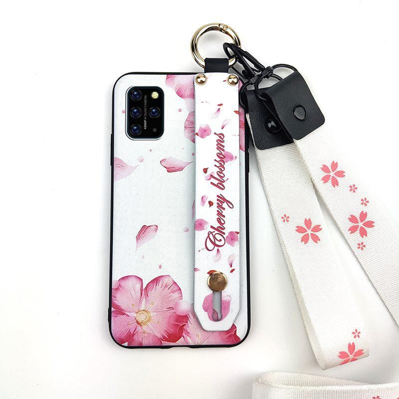 Flower Anti-dust Phone Case For UMIDIGI S5 Pro Silicone Back Cover Soft Case Phone Holder For Woman