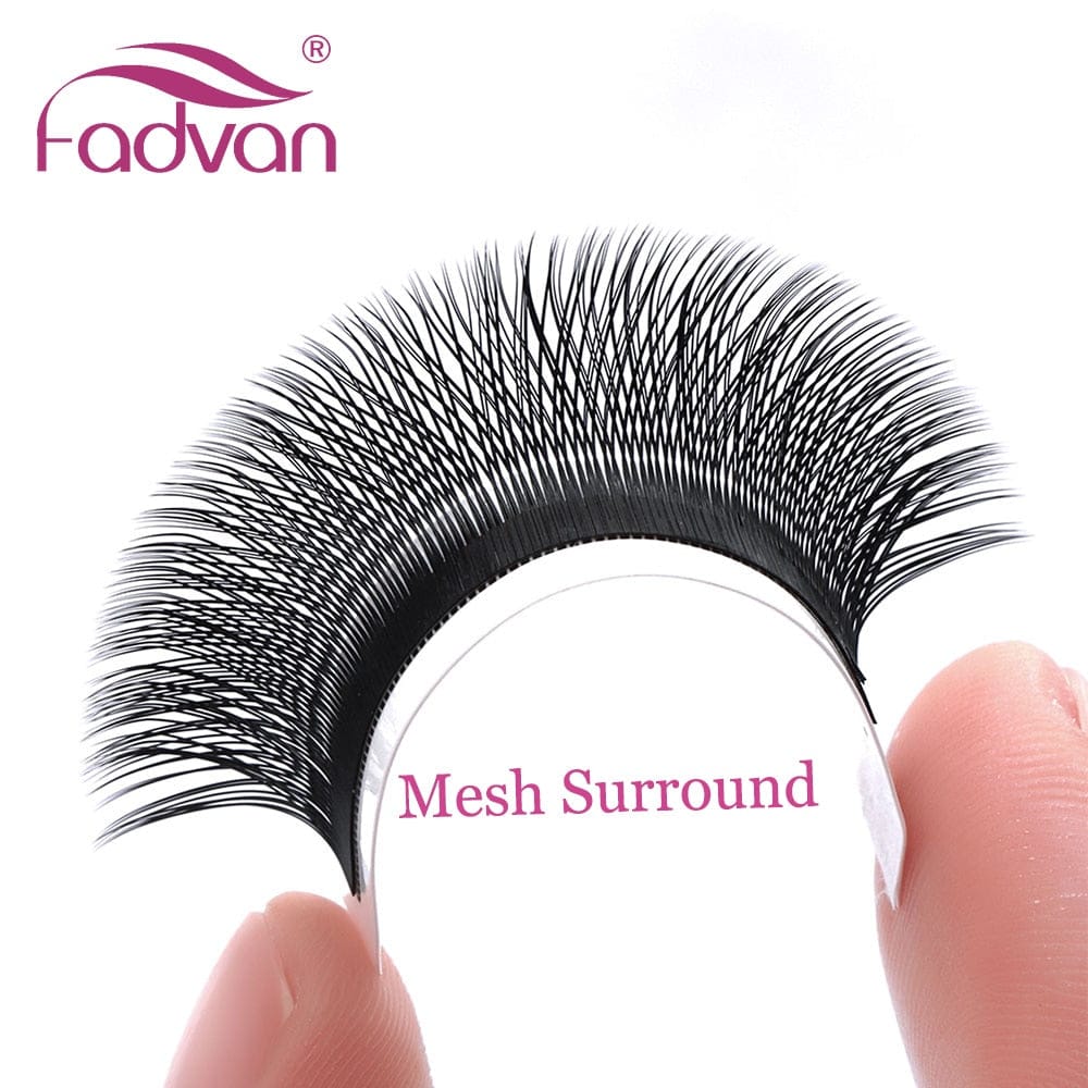 Fadvan Y Shape Eyelashes Extension YY Fake Eyelash Building Mesh Soft Faux Mink YY/VV Lashes Extension Split Tip Makeup Supplies