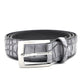 Mens Fashion Waist Belts Faux Crocodile Pattern With Split Leather Luxury Male Designer Belt Accessories Factory Price