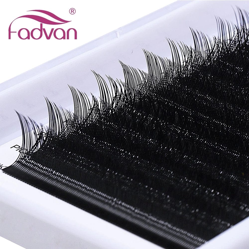 Fadvan Y Shape Eyelashes Extension YY Fake Eyelash Building Mesh Soft Faux Mink YY/VV Lashes Extension Split Tip Makeup Supplies