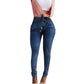 Fashion Belted High Waist Skinny Jeans Women Hot Loose Stretch Denim Long Pants Skinny Jeans Women Stretch Denim Long Pants