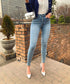 Women's Jeans High Waist Stretch Skinny Denim Pants 2020 Autumn and Winter New Blue Fashion Washed Stretch Slim Pencil Pants