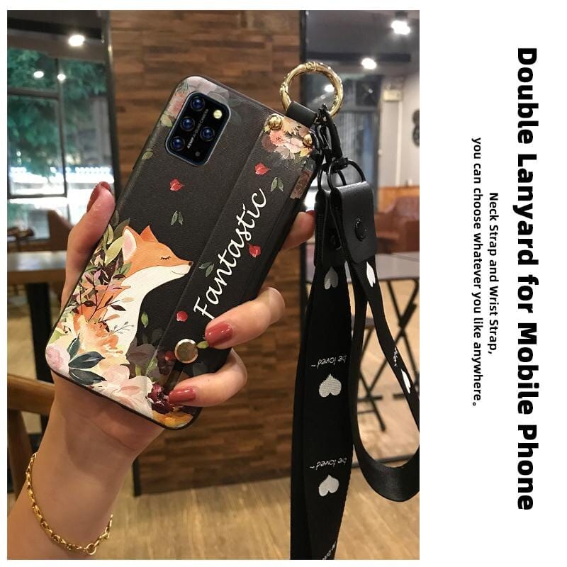 Flower Anti-dust Phone Case For UMIDIGI S5 Pro Silicone Back Cover Soft Case Phone Holder For Woman